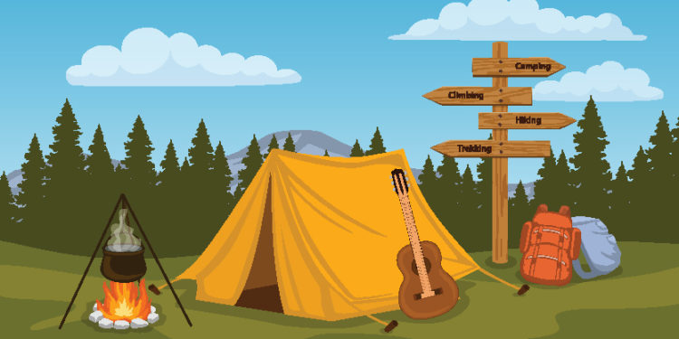tent for summer camp in atlanta